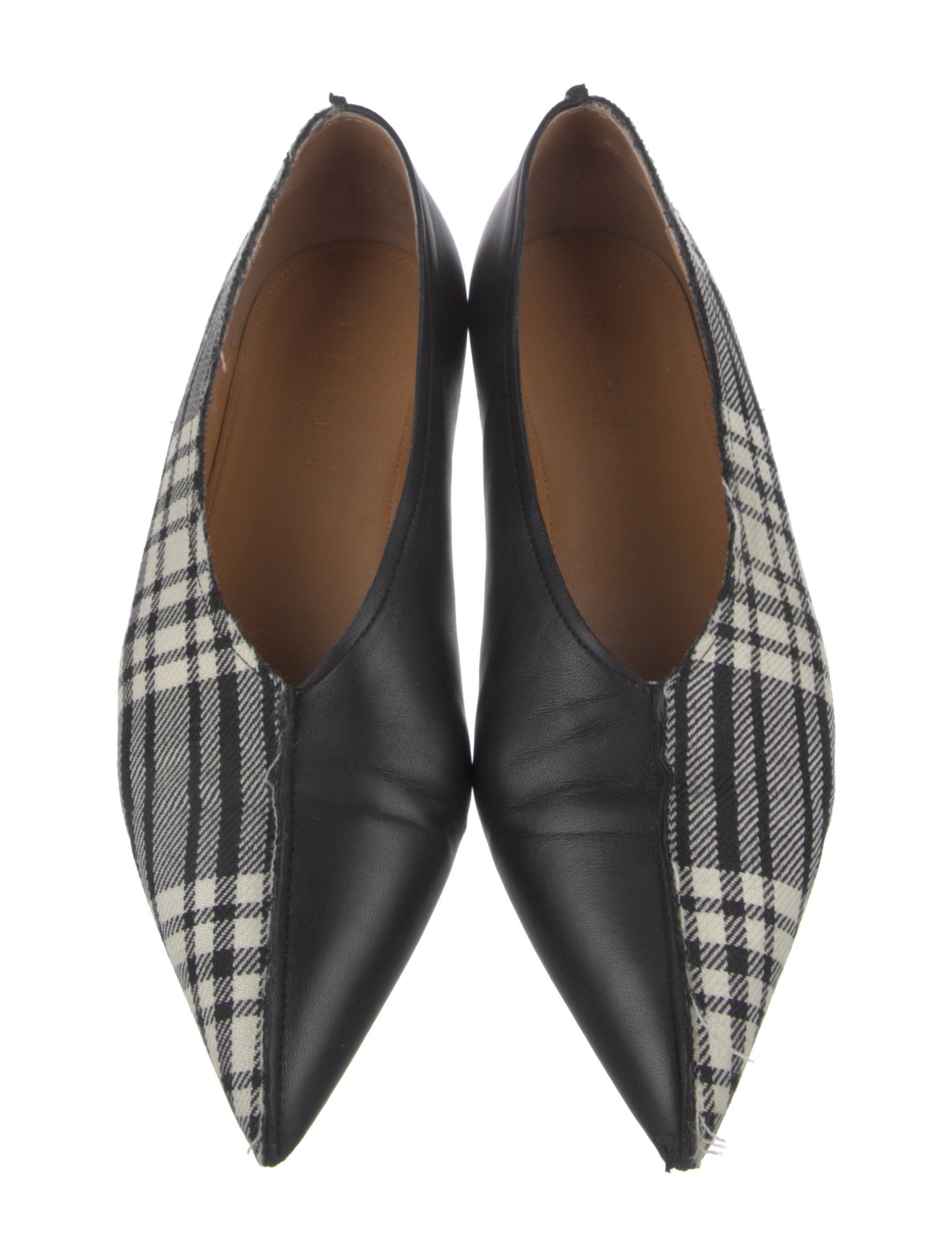 Marni Leather Printed Flats